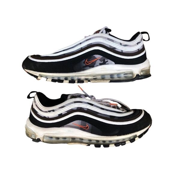 NIKE Air Max 97 Remix White Black Brown Size 11 - Picture 5 of 16